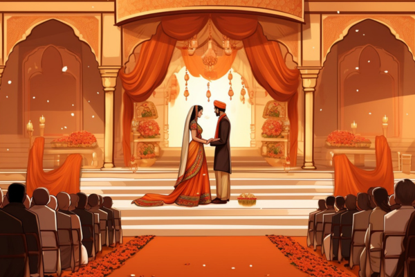 Hindu wedding mandap